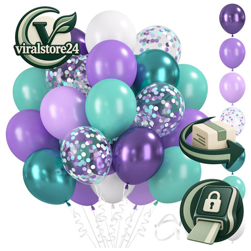 Stück luftballons lila - 60,