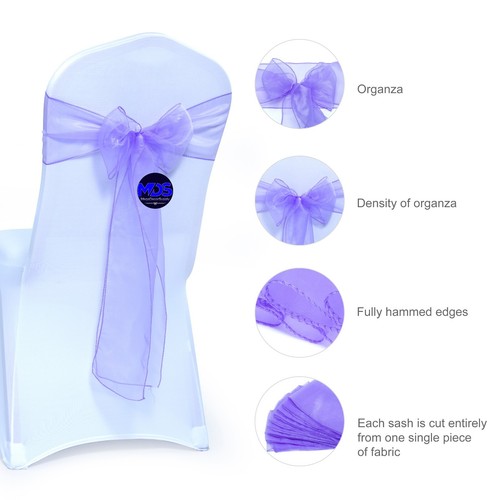 Organza stuhl schärpen - 50,