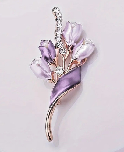 Damen brosche blume - brosche,