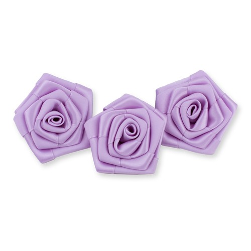 Satin rosen 6cm blumen - 3,