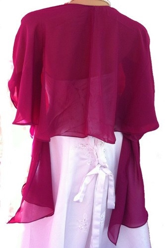 Edle chiffon stola zart - edle,