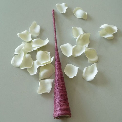 Sisalvase lila 30cm tischdeko - sisalvase,