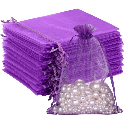 100 stück lila organza - lila,