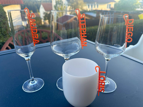 Personalisierte glasanhänger - personalisierte,