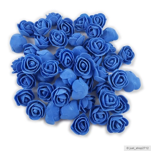 Schaumrosen rosenköpfe 3cm - schaumrosen,