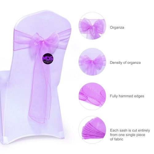 Organza stuhl schärpen - 50,
