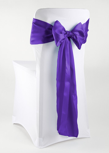 Satin stuhlschleife - satin,