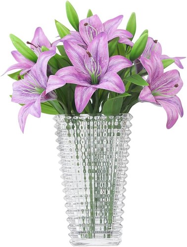 Künstliche lilien violett - künstliche,