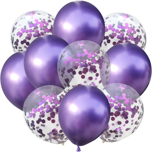 Konfetti luftballon set - konfetti,