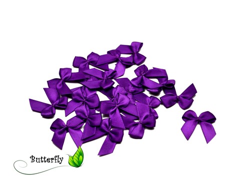 Satin schleifen 5cm - satin, 2,5cm