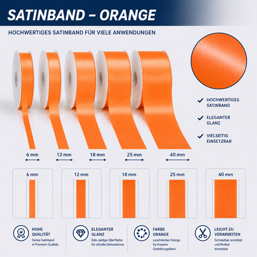 Satinband 25m geschenkband - satinband,