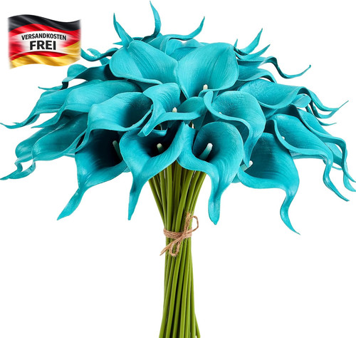 Künstliche calla lilien set - lilien,