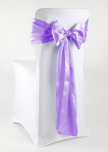 Satin stuhlschleife - satin, /