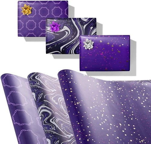 Geschenkpapier lila - geschenkpapier,